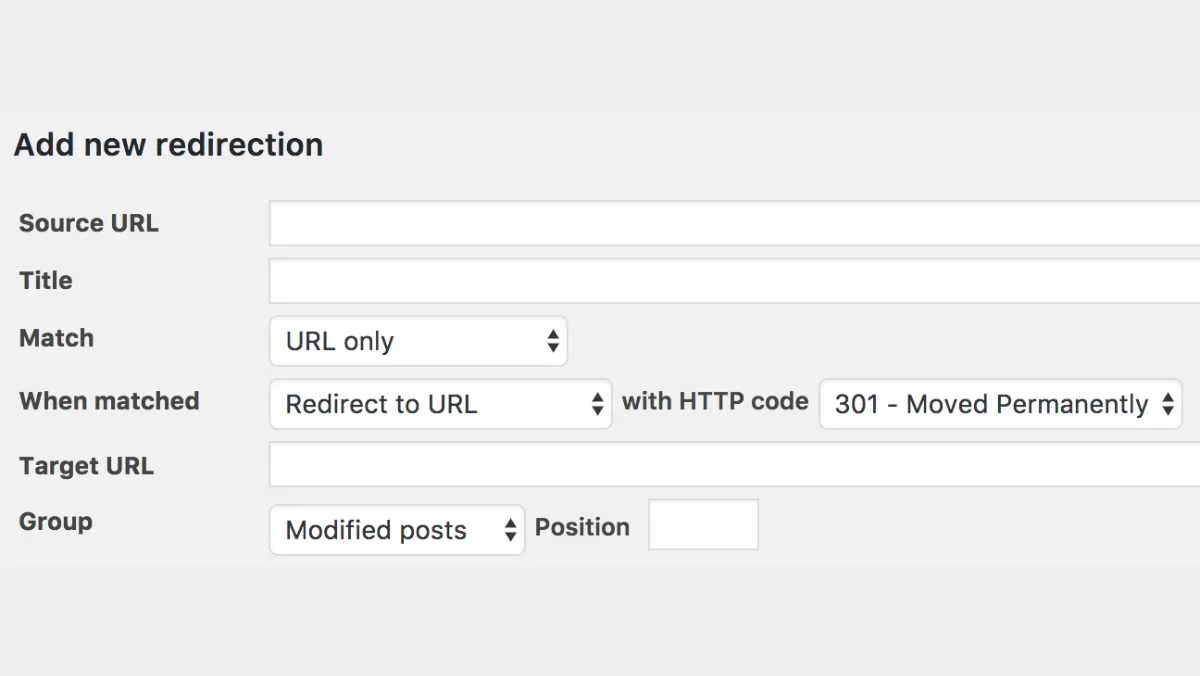  Redirect สำหรับเว็บไซต์ WordPress