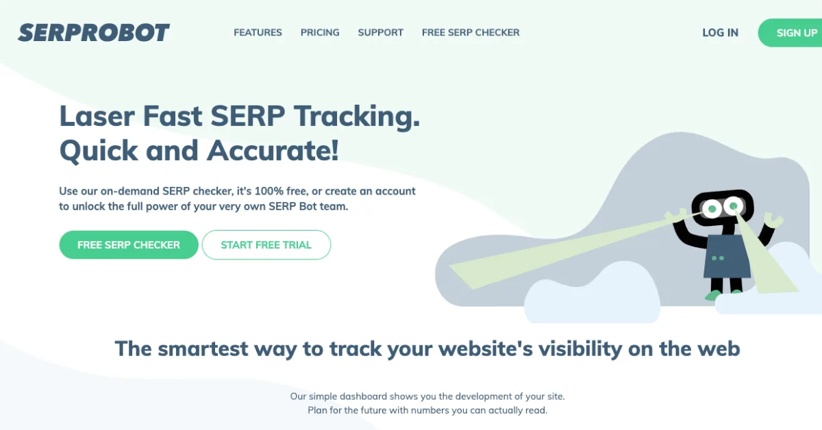 Serprobot SEO Tools Rank Tracking