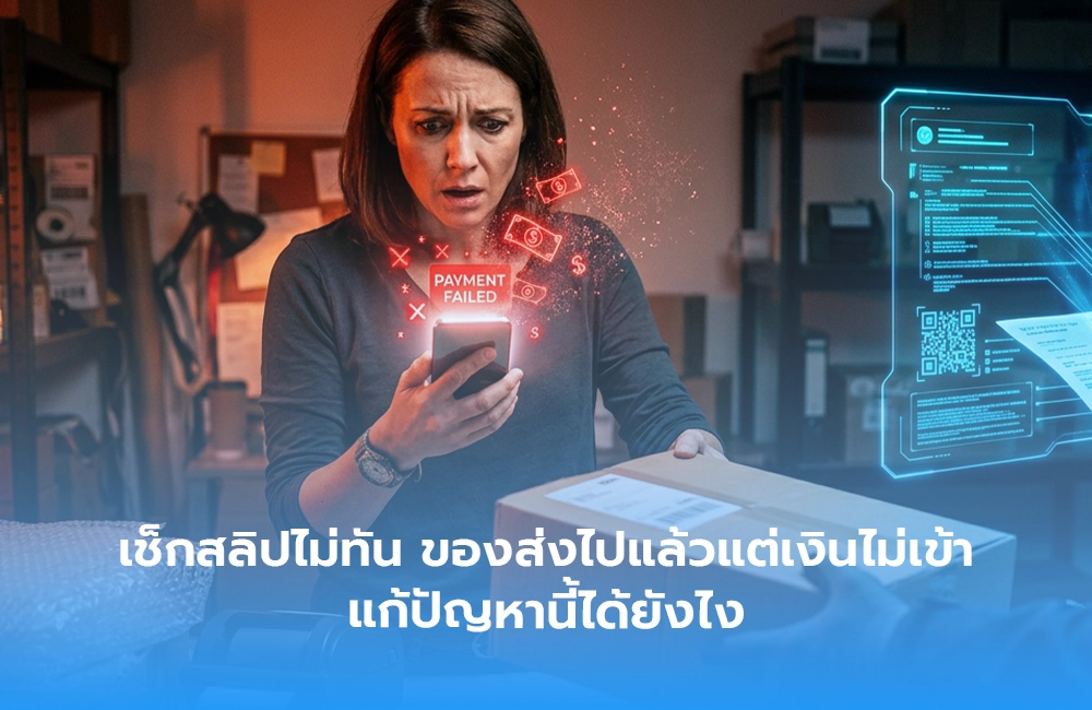 เช็กสลิปโอนเงินไม่ทัน ของส่งไปแล้วแต่เงินไม่เข้า แก้ปัญหานี้ได้ยังไง