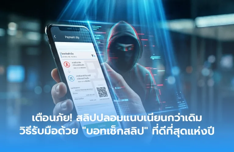 เตือนภัย! สลิปปลอมแนบเนียนกว่าเดิม วิธีรับมือด้วย "บอทเช็กสลิป" ที่ดีที่สุดแห่งปี