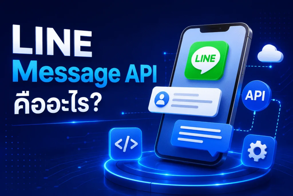 LINE API สำหรับร้านค้าออนไลน์