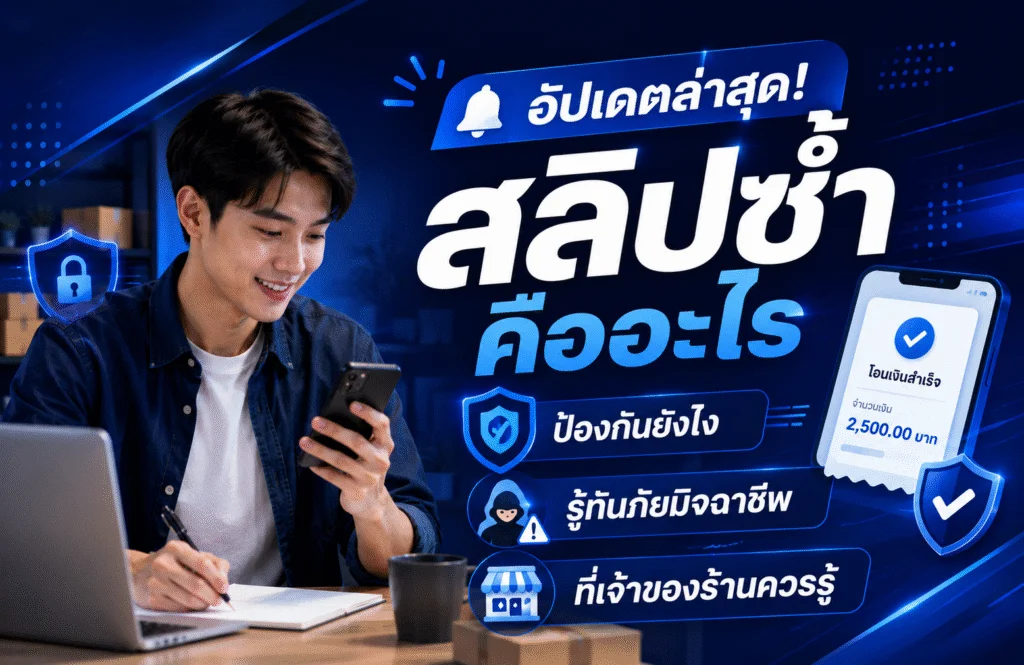 อัปเดตล่าสุด! สลิปซ้ำคืออะไร ป้องกันยังไง รู้ทันภัยมิจฉาชีพ ที่เจ้าของร้านควรรู้
